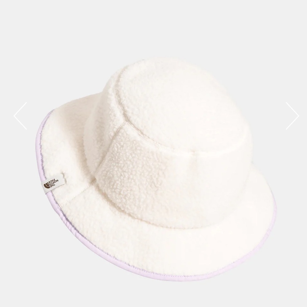 The North Face White Fleece Hat
